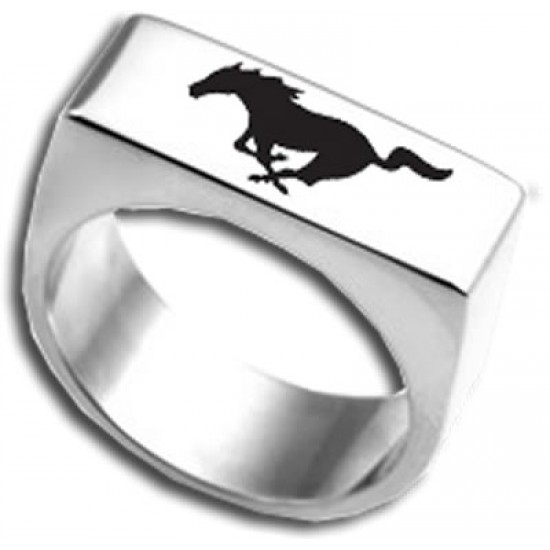 KGD Ladies Stainlees Steel Mustang Pony Ring